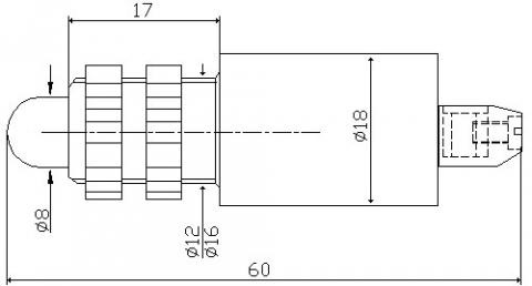 Рис.1. Схема арматуры светодиодной АСКМ-С-12-ПМ