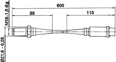 Рис.1. Схема датчика ДХС-516