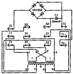 Рис.1. Электрическая схема блока БПШ
