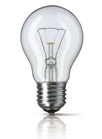 Лампа накал. Stan 40W E27 230V A55 CL 1CT/12X10  Philips